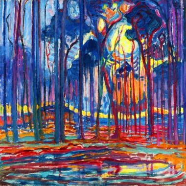 Woods near oele - Piet Mondrian